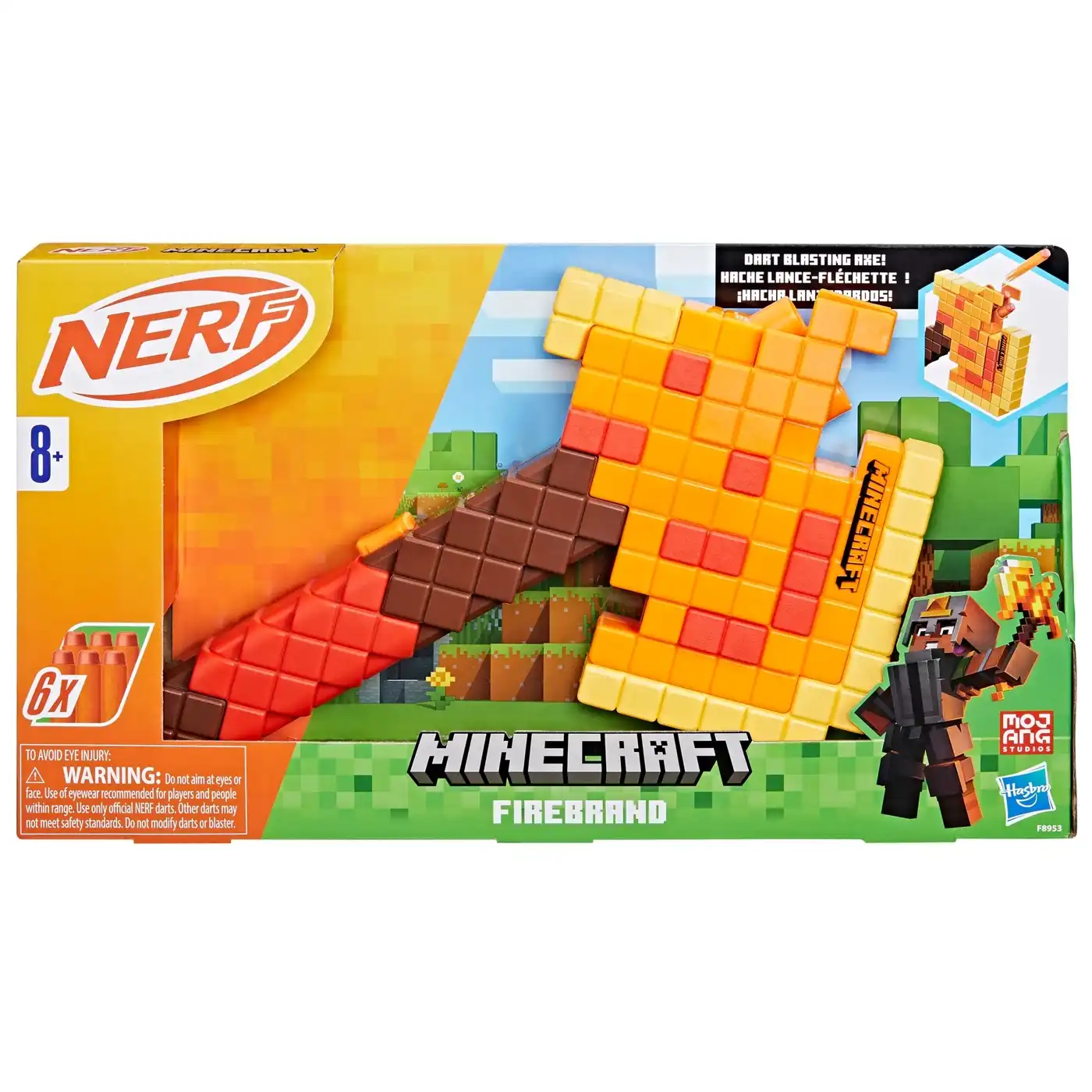 NERF Minecraft Firebrand Blaster