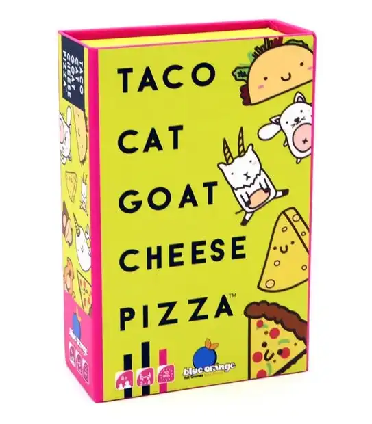 Taco! Cat! Goat! Cheese! Pizza!