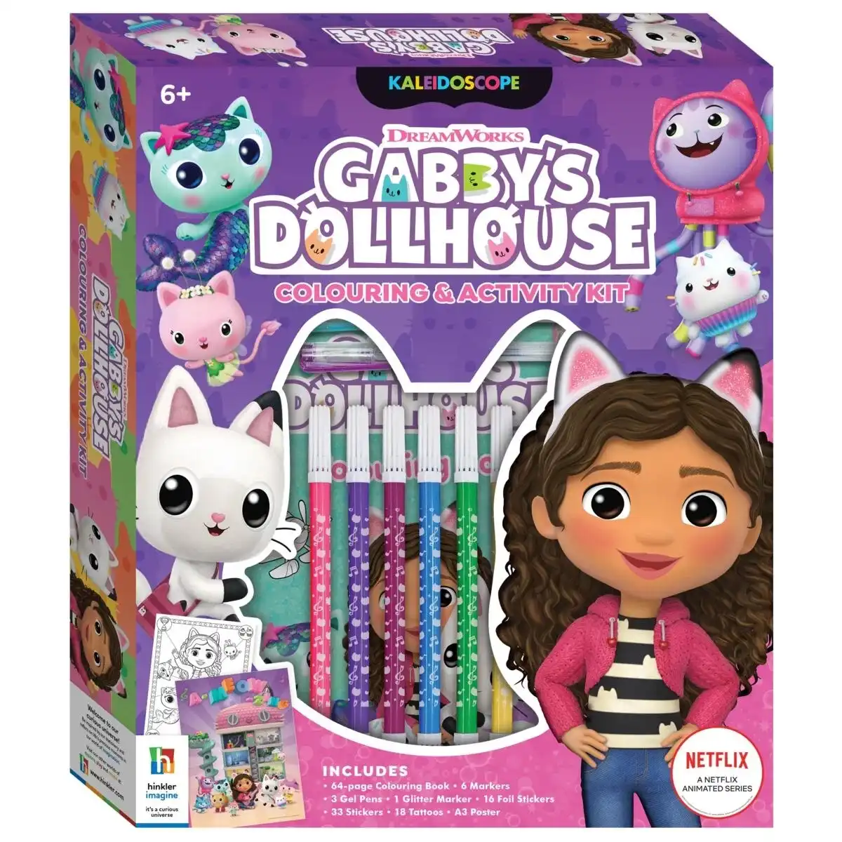 Gabby's Dollhouse Colouring & Activity Kit