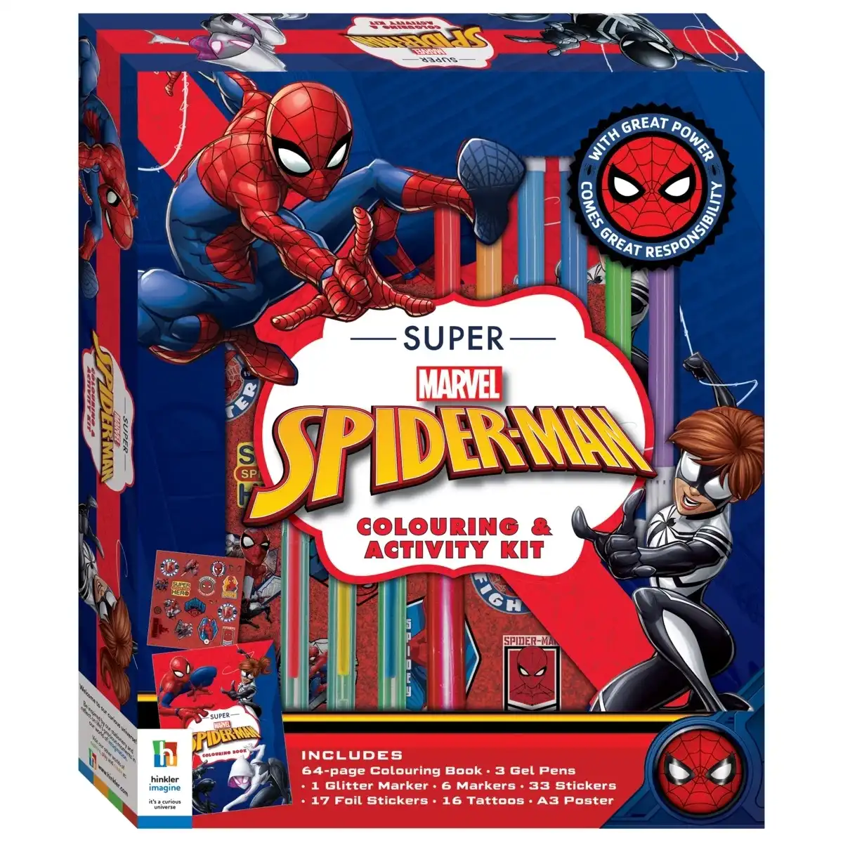 Super Marvel Spider-Man Colouring and Activity Kit