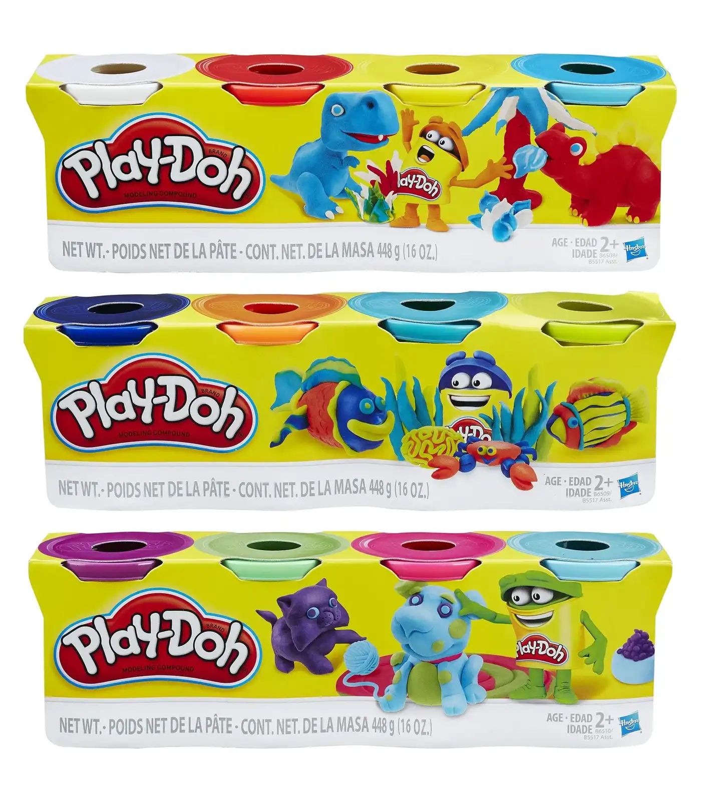 Play-Doh 4 Pack Classic. Assorted