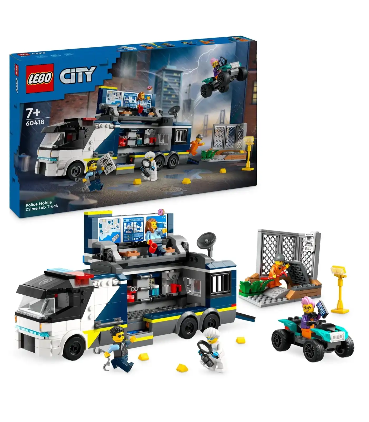 LEGO® City Police Mobile Crime Lab Truck 60418