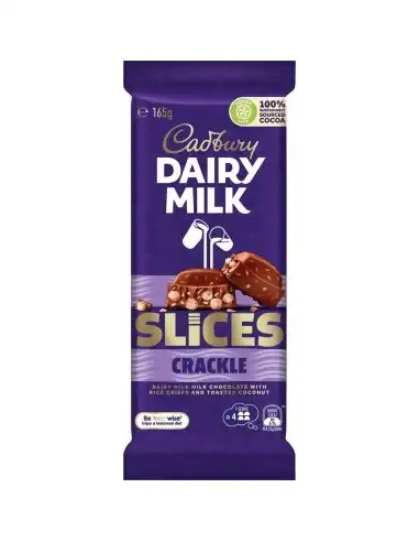 Cadbury Slices Crackle Block 165g x 14