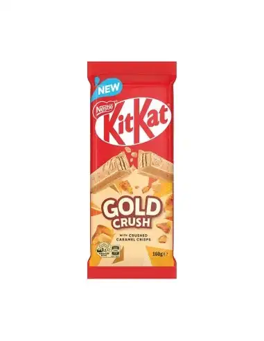 Nestle Kitkat Gold Crush With Crushed Caramel Crisps 160g x 12
