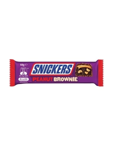 Mars Snickers Peanut Brownie 44g x 25