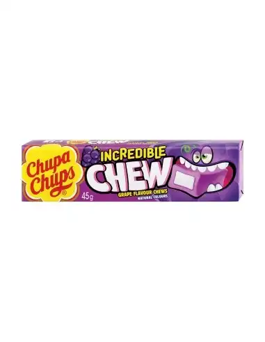 Chupa Chups Incredible Chew Grape 45g x 20