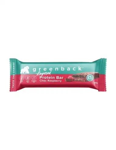 Greenback Bar Chocolate Raspberry 50g x 12