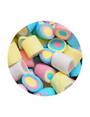 Rainbow Tube Marshmallows 800g x 1