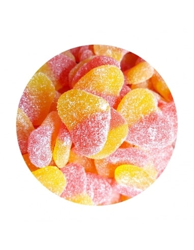 Lolliland Sour Peach Hearts 100 Pieces 1kg x 1