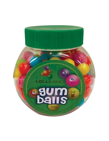 Lolliland Gumballs Jar 100 Pieces 400g x 1