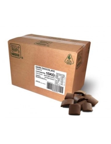 Nestle Chocolate Couverture Buttons Dark Bitter Continent 15 Kg x 1