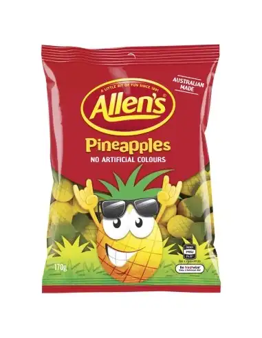 ALLENS Pineapples 170g x 12