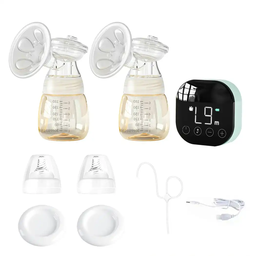 Traderight Group  Double Electric Breast Pump Automatic  24mm Hand Free Feeding Bottle USB Silent