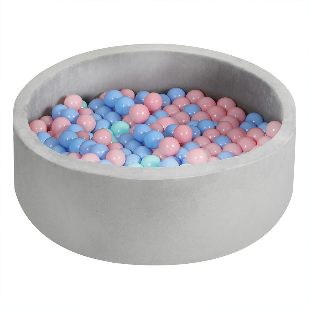 BoPeep Ball Pit Balls Baby Kids Child Ocean Playpen Foam Pool Soft Play Toy Grey