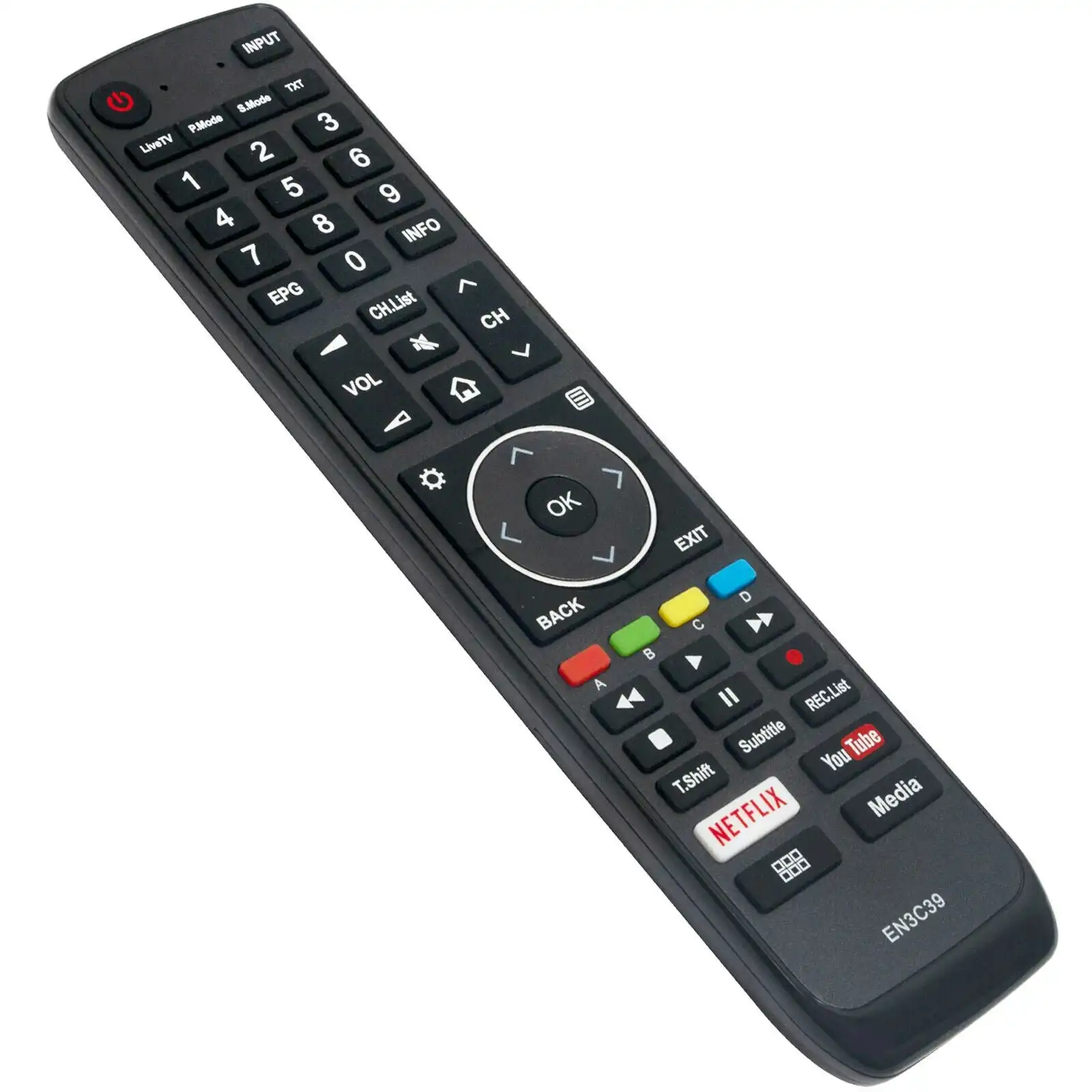 EN3C39 Remote Control fit for Hisense Smart TV 55N8700UW 65N8700UWG 50M7030U