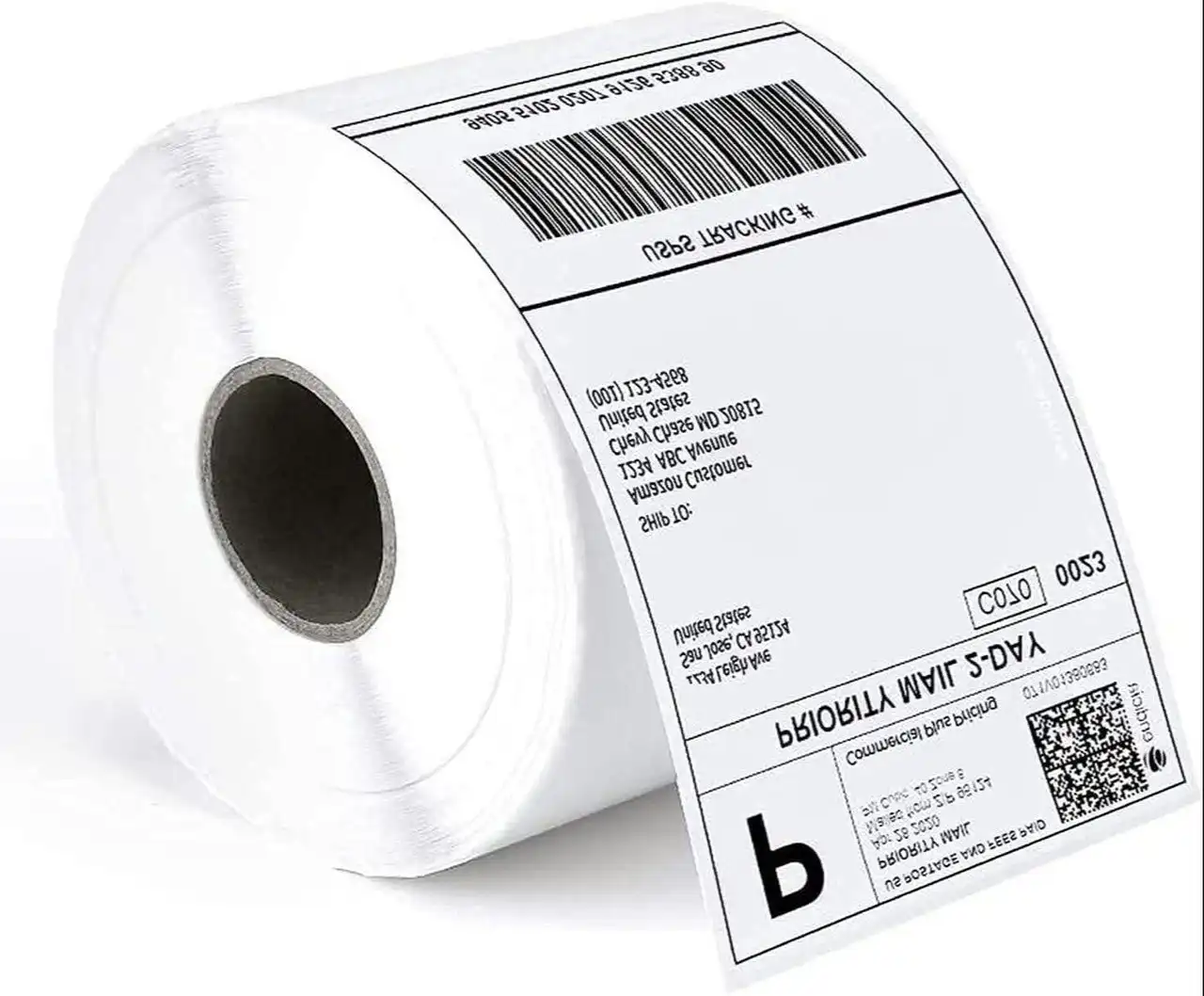 4000x Thermal Shipping Label 100 x 150mm 76mm Core 1000 Per Roll Zebra Printer