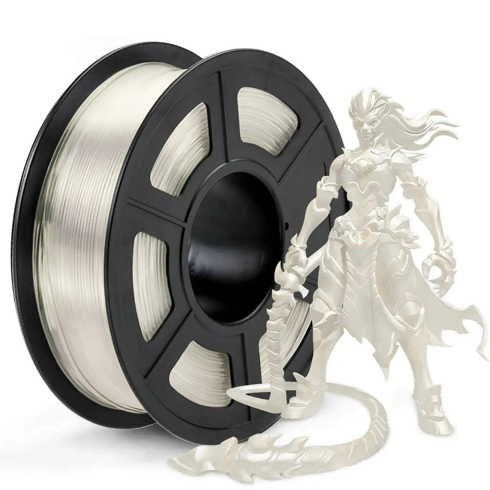 3D Printer Filament Silk 1KG - Clear