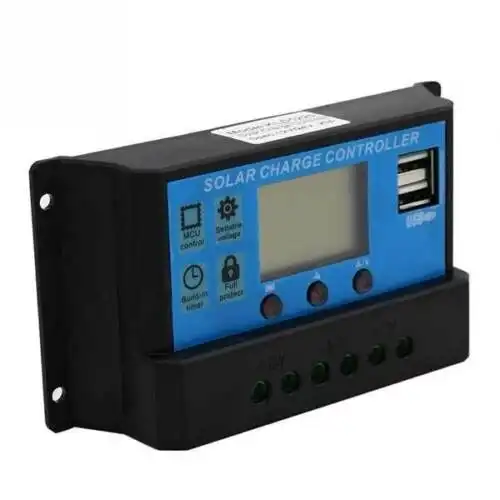 USB 10A 12V-24V Solar Panel Regulator Charge Controller