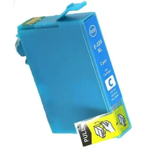 Compatible Epson 220XL (C13T294192) Cyan High Yield Ink Cartridge - 400 pages