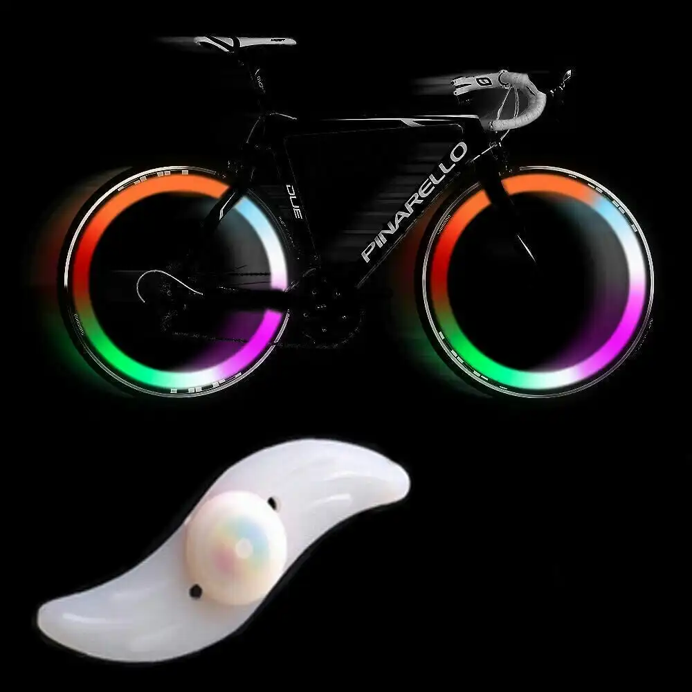 Bike Bicycle Cycling Spoke Wire Tire Tyre Wheel LED Flash Light Lamp 3 Modes AU
