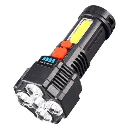 LED Super Bright Flashlight, Rechargeable Outdoor Multi-Functional Waterproof Led