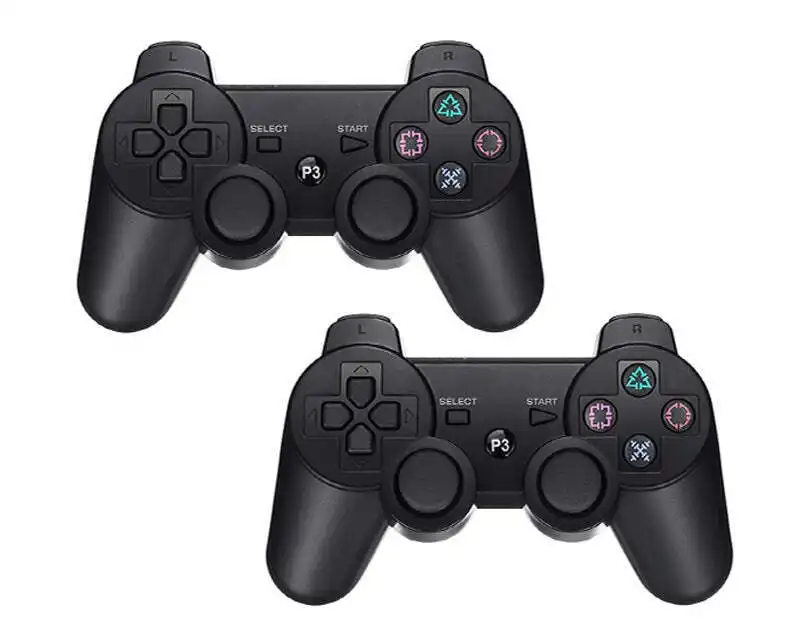 [2 Pack] Tavice Wireless Controllers Compatible for PS3 Compatible | Black