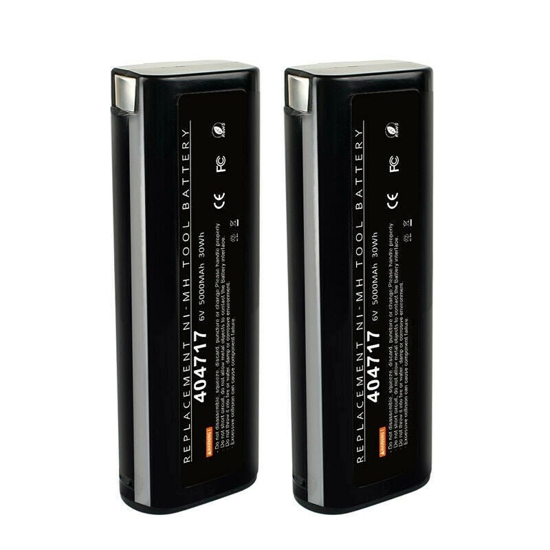 2x 6000mAh Paslode 404717 Battery 6V Nail Gun 900400 900420 900421 IM250 Compatible Battery