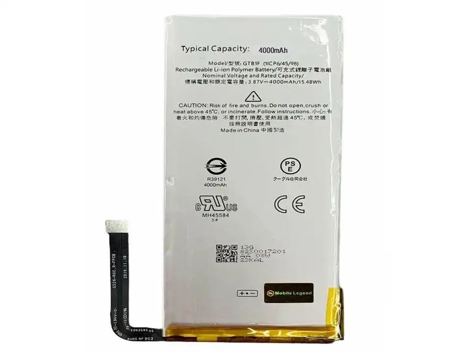 Google Pixel 5 Compatible Battery Replacement 4000mAh