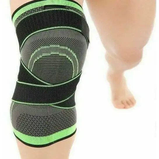 3D Weaving Knee Brace Breathable Sleeve Support Running Jogging Sports Leg