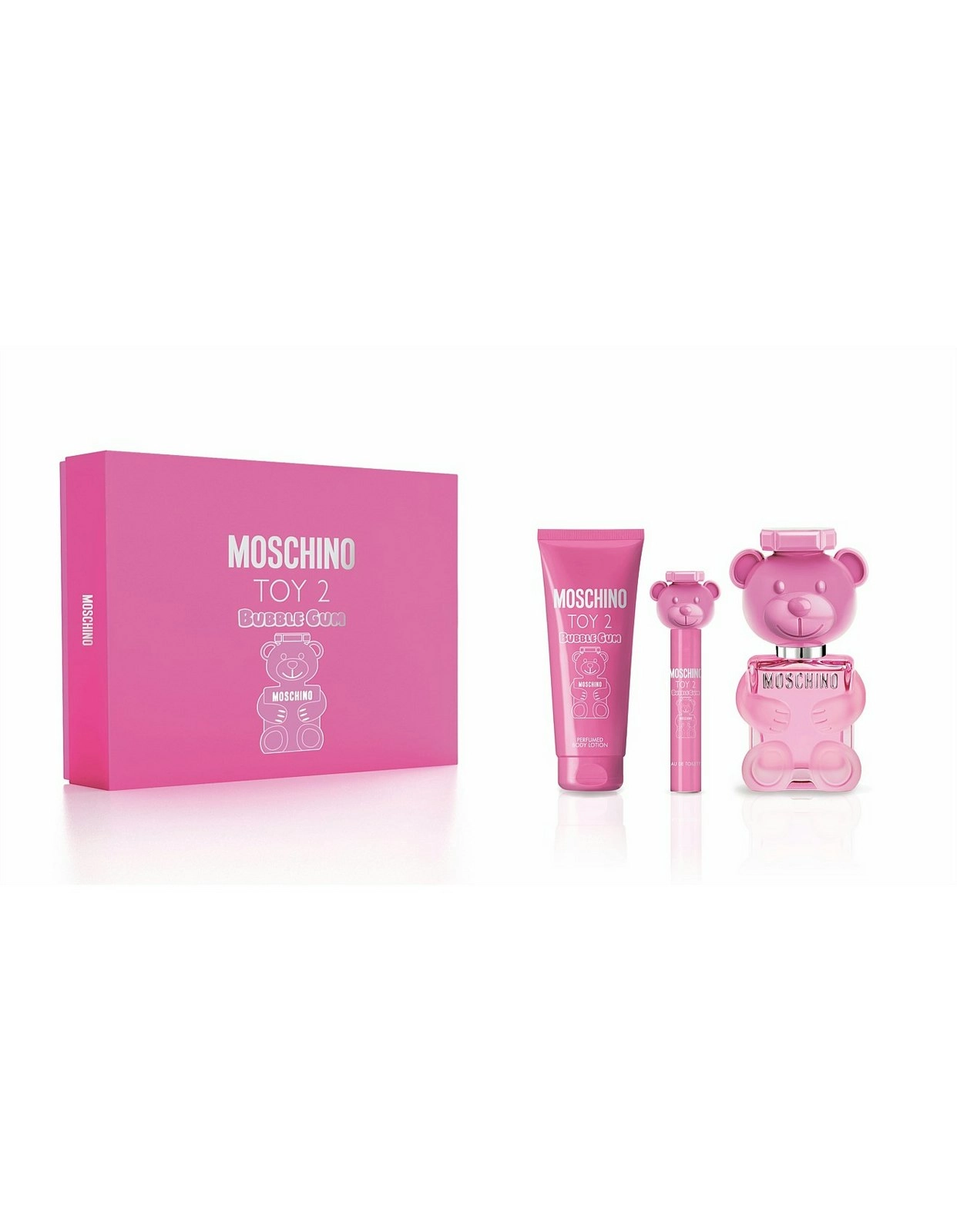 Moschino Toy 2 Bubble Gum EDT 100ml 3 Piece Gift Set