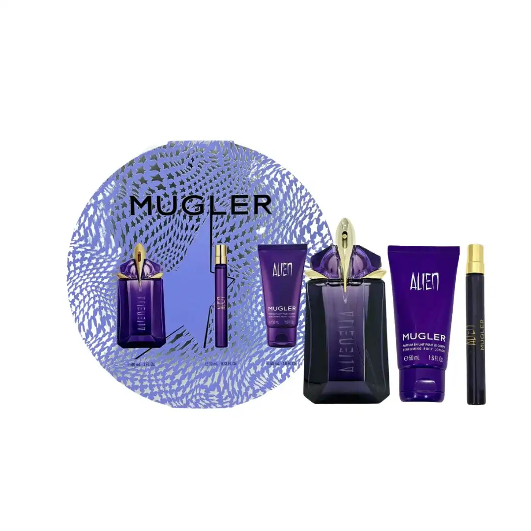 Mugler Alien EDP 60ml 3 Piece Gift Set