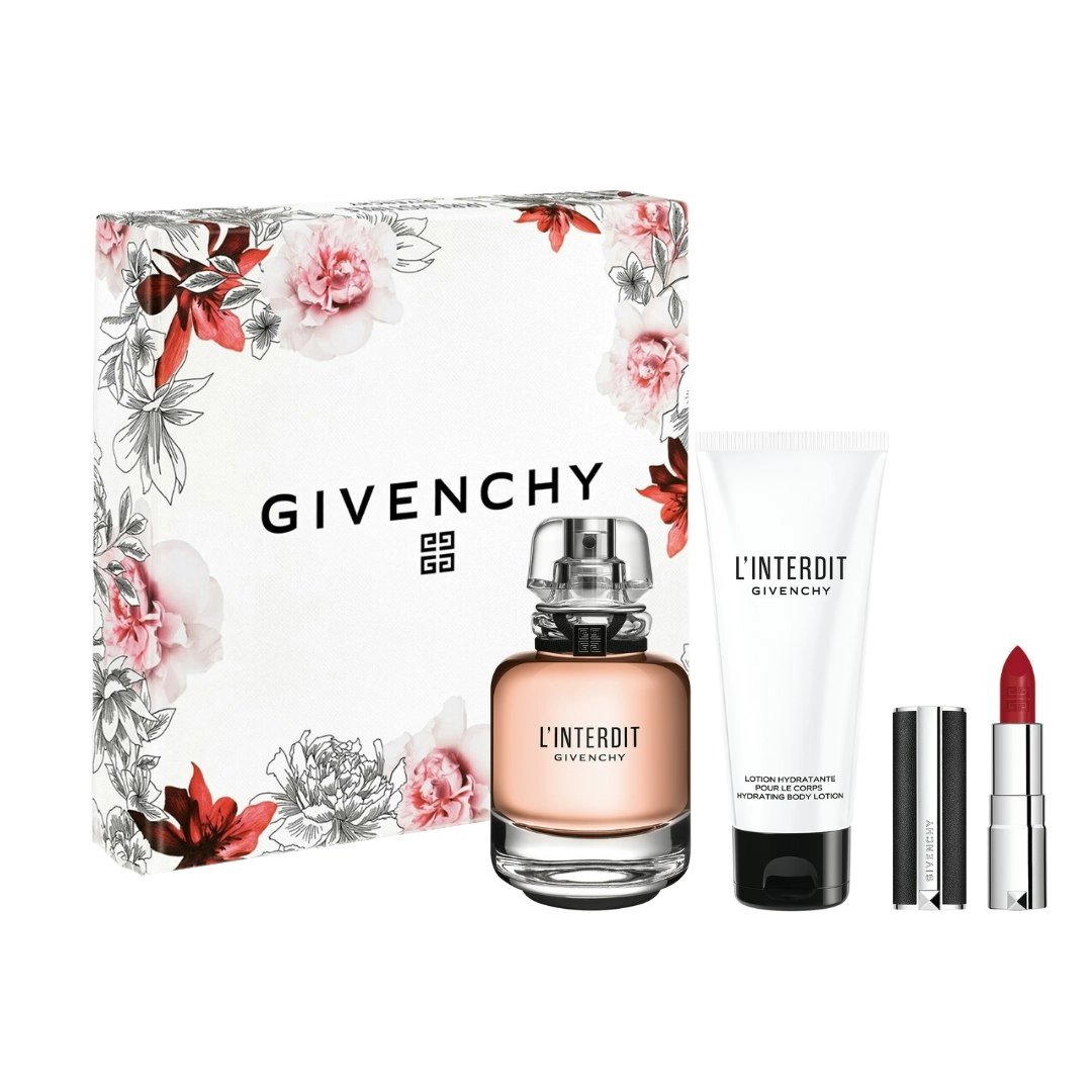 Givenchy L' Interdit EDP 80ml 3 Piece Gift Set