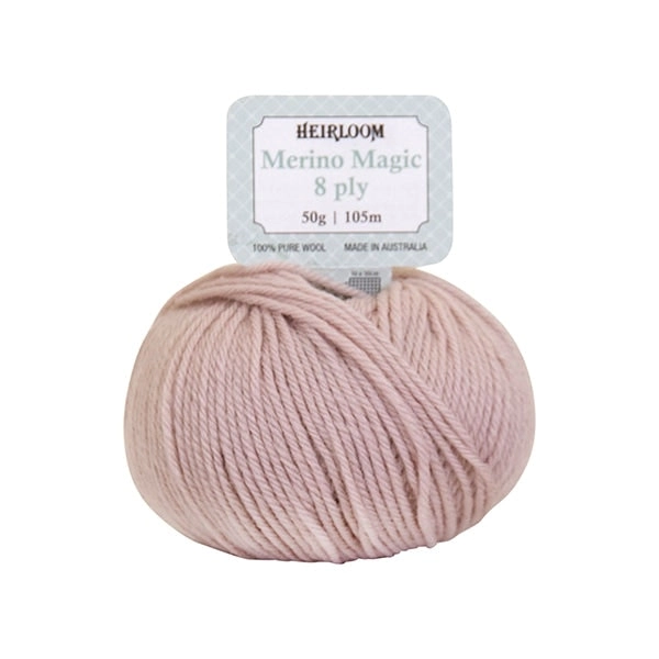 Heirloom Merino Magic 8ply Crochet & Knitting Yarn, 50g Wool Yarn