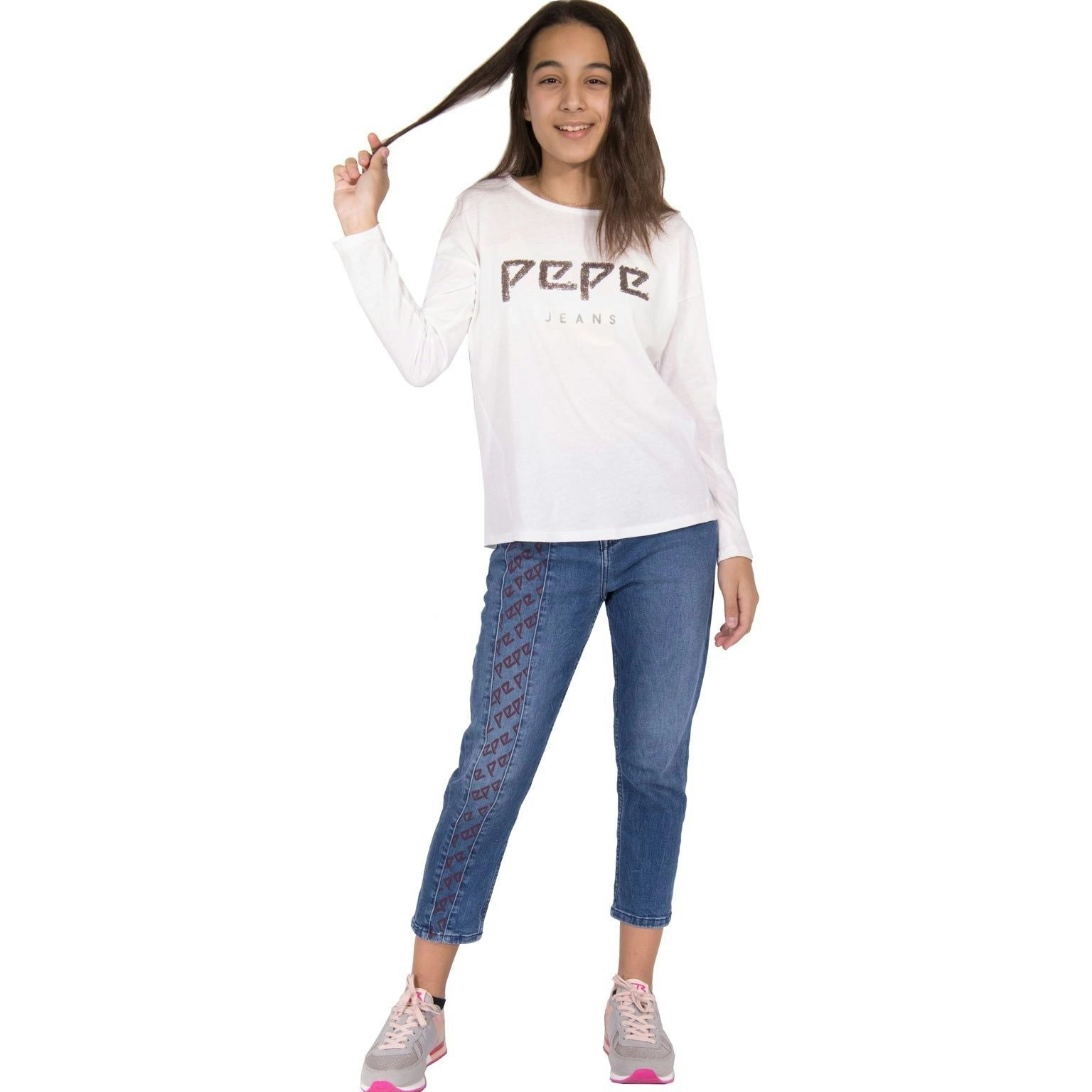 Pepe Kids Pepe Jeans Girls Marge Slim Jeans Blue