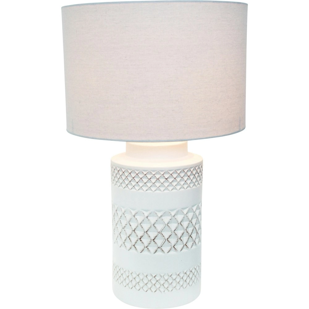 LVD Campania Ceramic 60.5cm Lamp /Office Light Room Desk/Table Lampshade