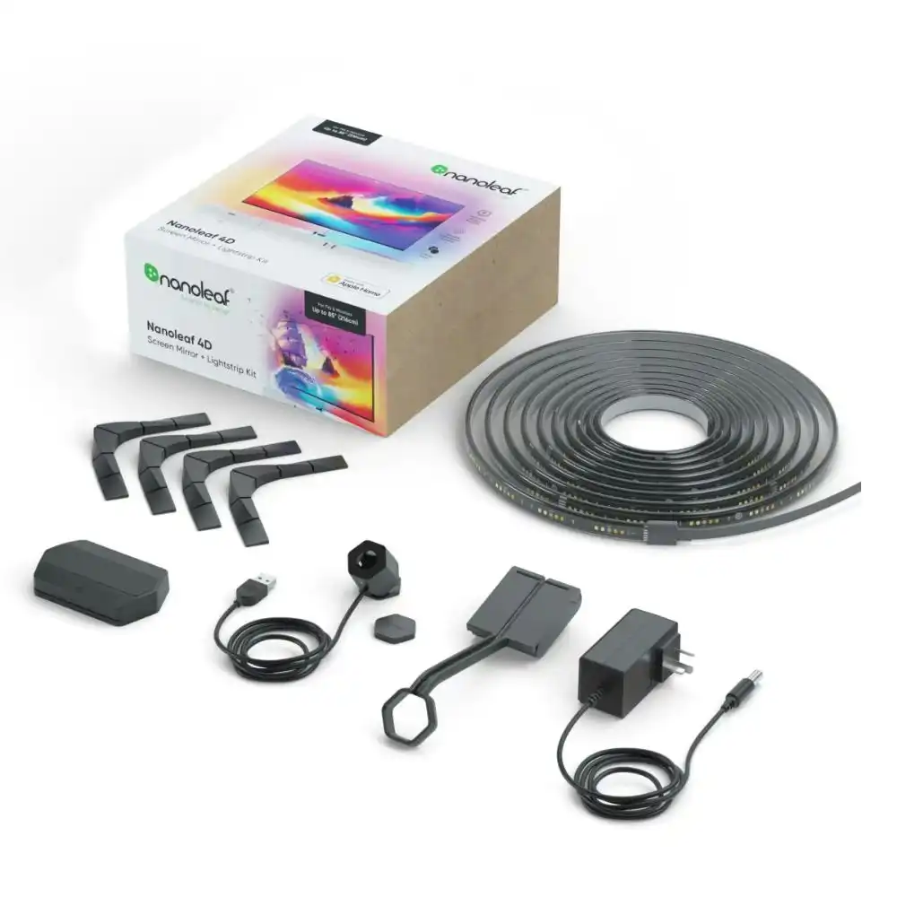 Nanoleaf 4D Screen Mirror & Lightstrip Camera Kit 5.2m For 85″ TVs & Monitors