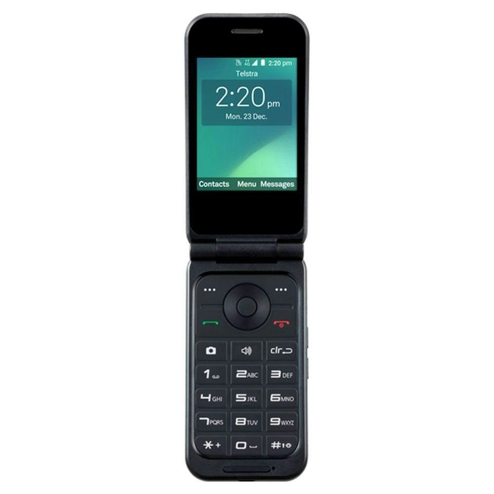 Telstra Locked Flip 3 ZTE 4GX  - Black