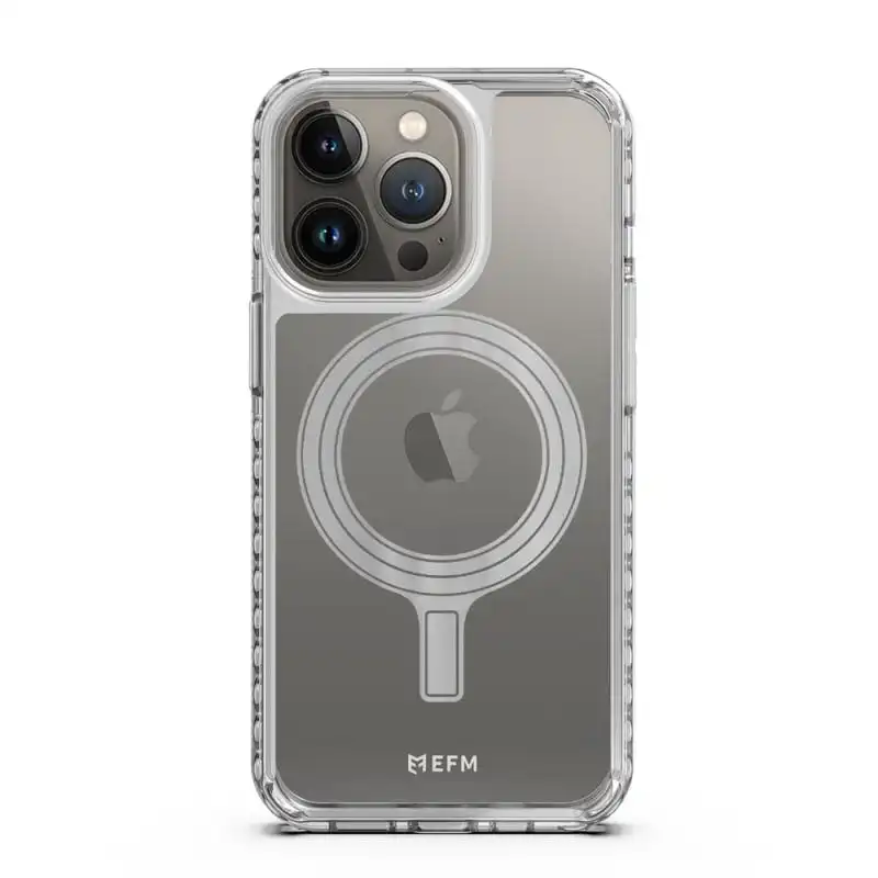 EFM Zurich Flux Case Armour Compatible with MagSafe for iPhone 13 Pro (6.1" Pro) - Frost Clear