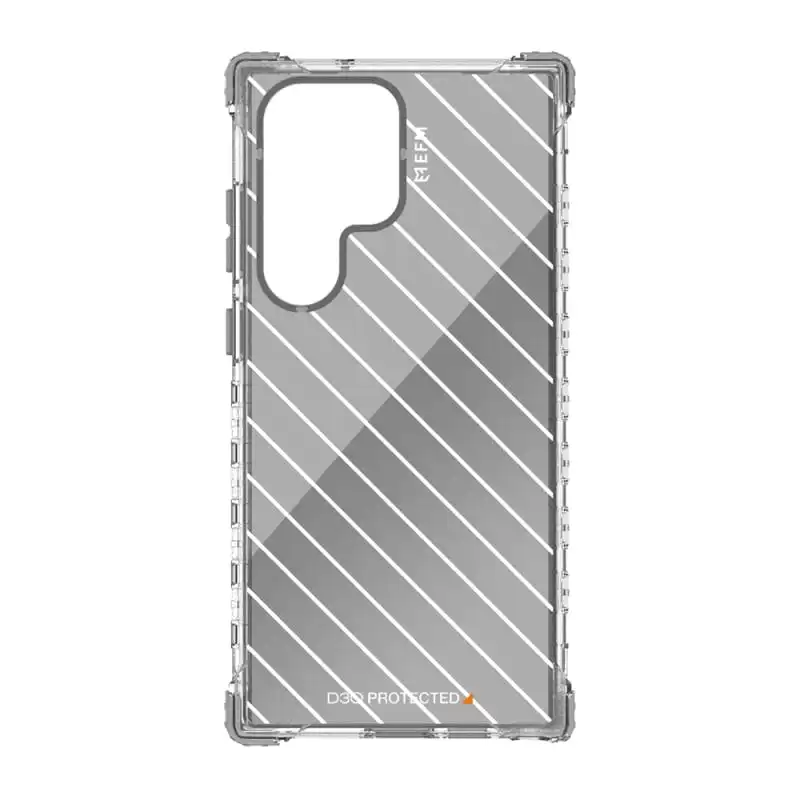 EFM Dakar Case Armour with D3O Crystalex for Samsung Galaxy S23 Ultra - Smoke Black