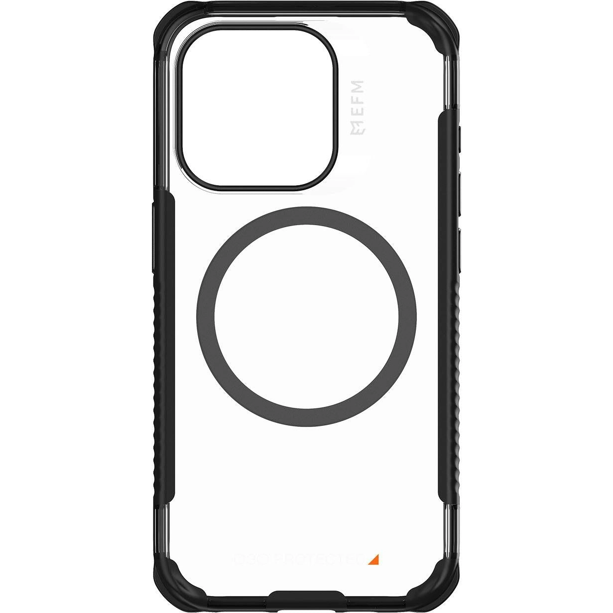 EFM Cayman Case with D3O BIO for iPhone 15 Pro - Clear Black