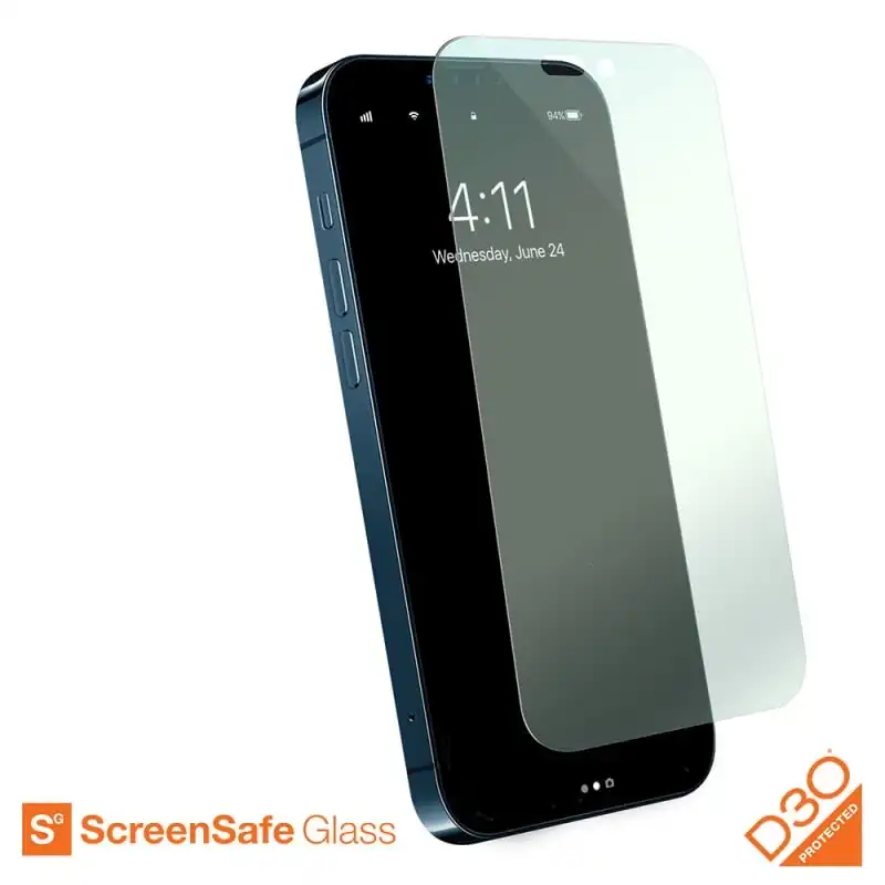 EFM ScreenSafe Glass Screen Armour with D3O for iPhone 14 Pro Max (6.7") - Clear