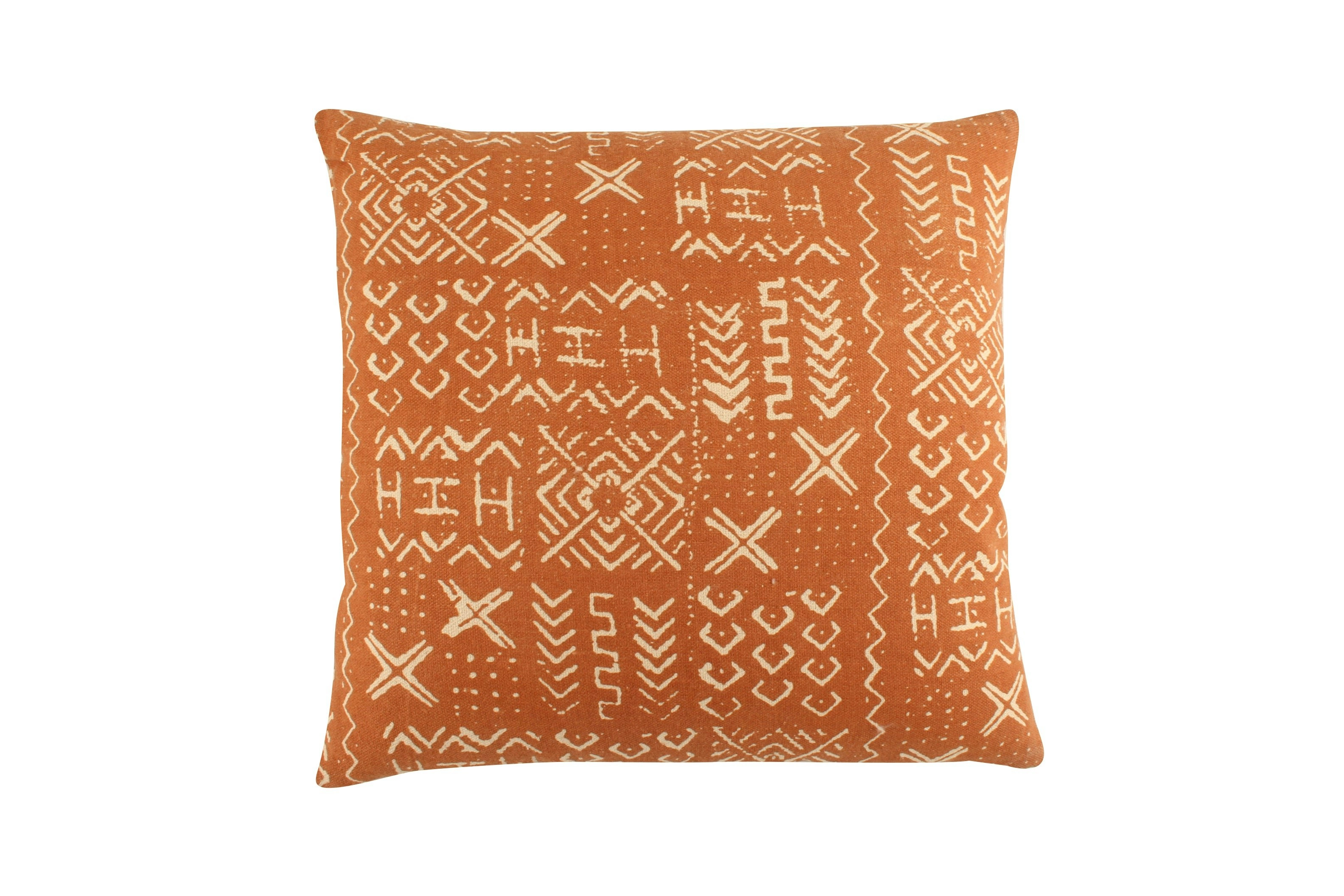 Terracotta Printed Cushion 50 x 50 cm