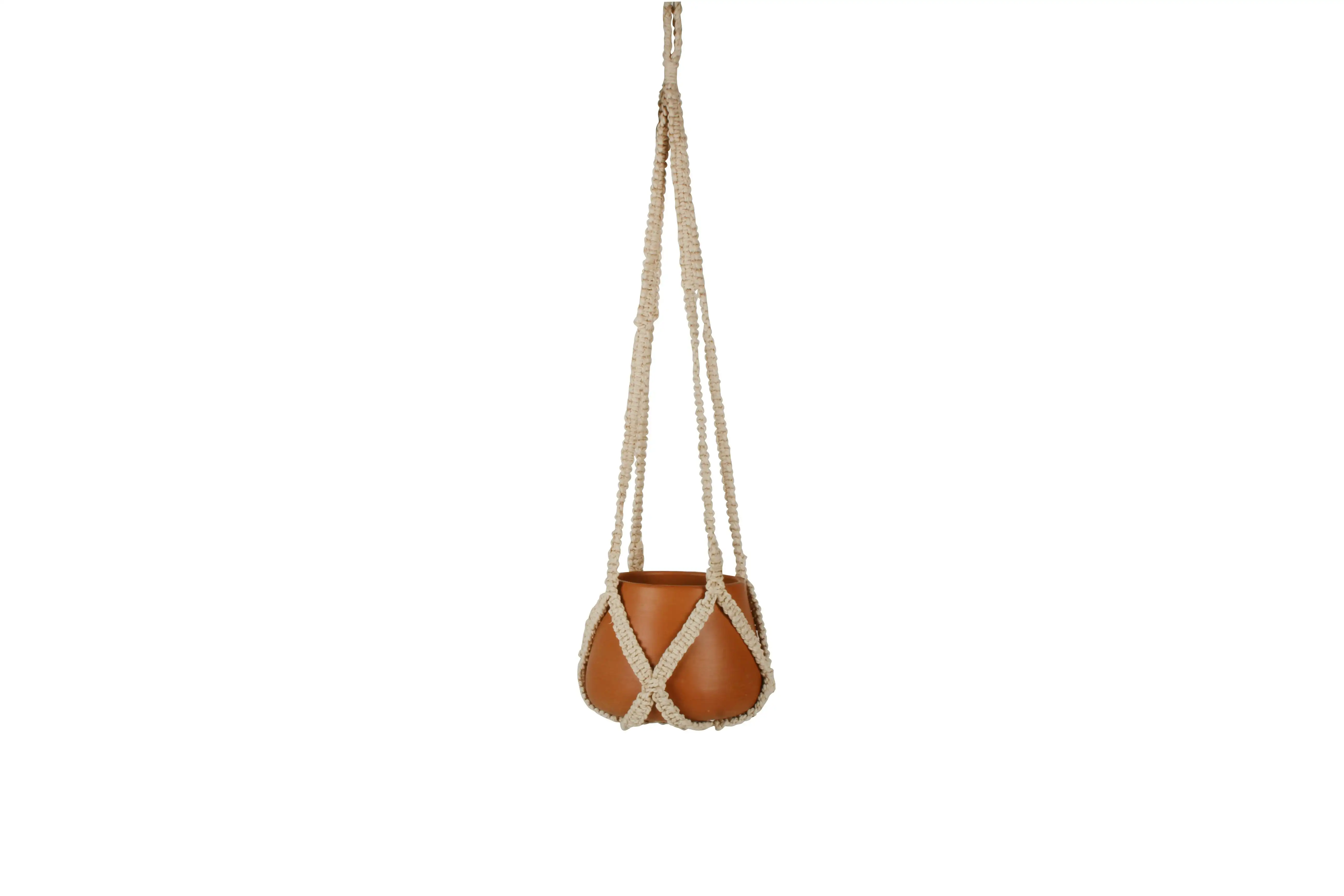 Kia Terracotta Pot Macrame Hanger 110 x 15 x 15cm