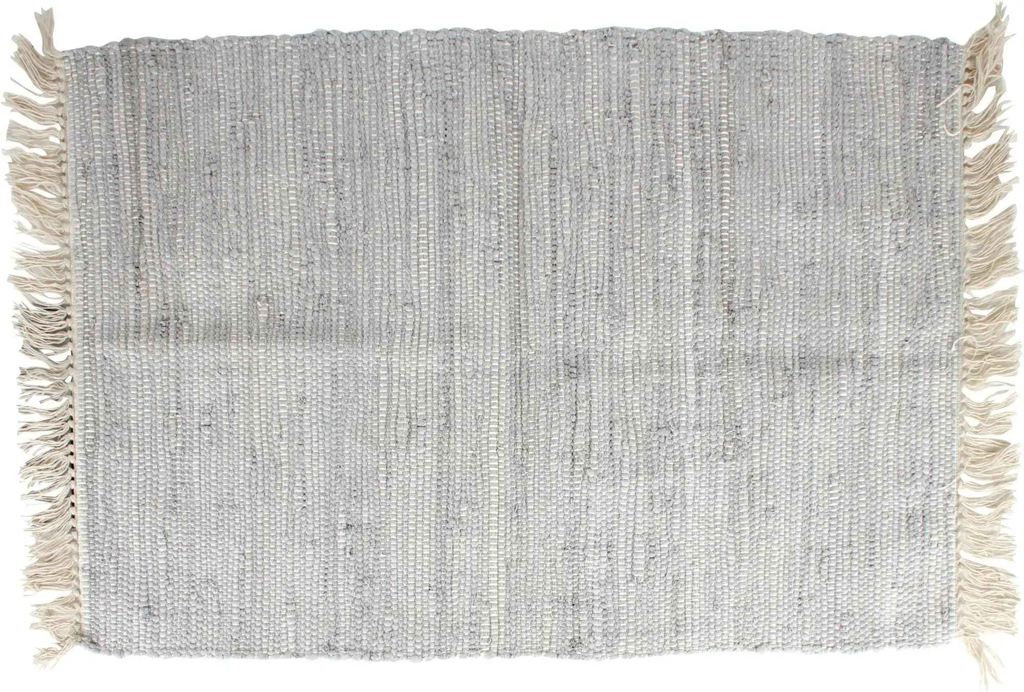 Santorini Cotton Rug Grey 90 x 60cm