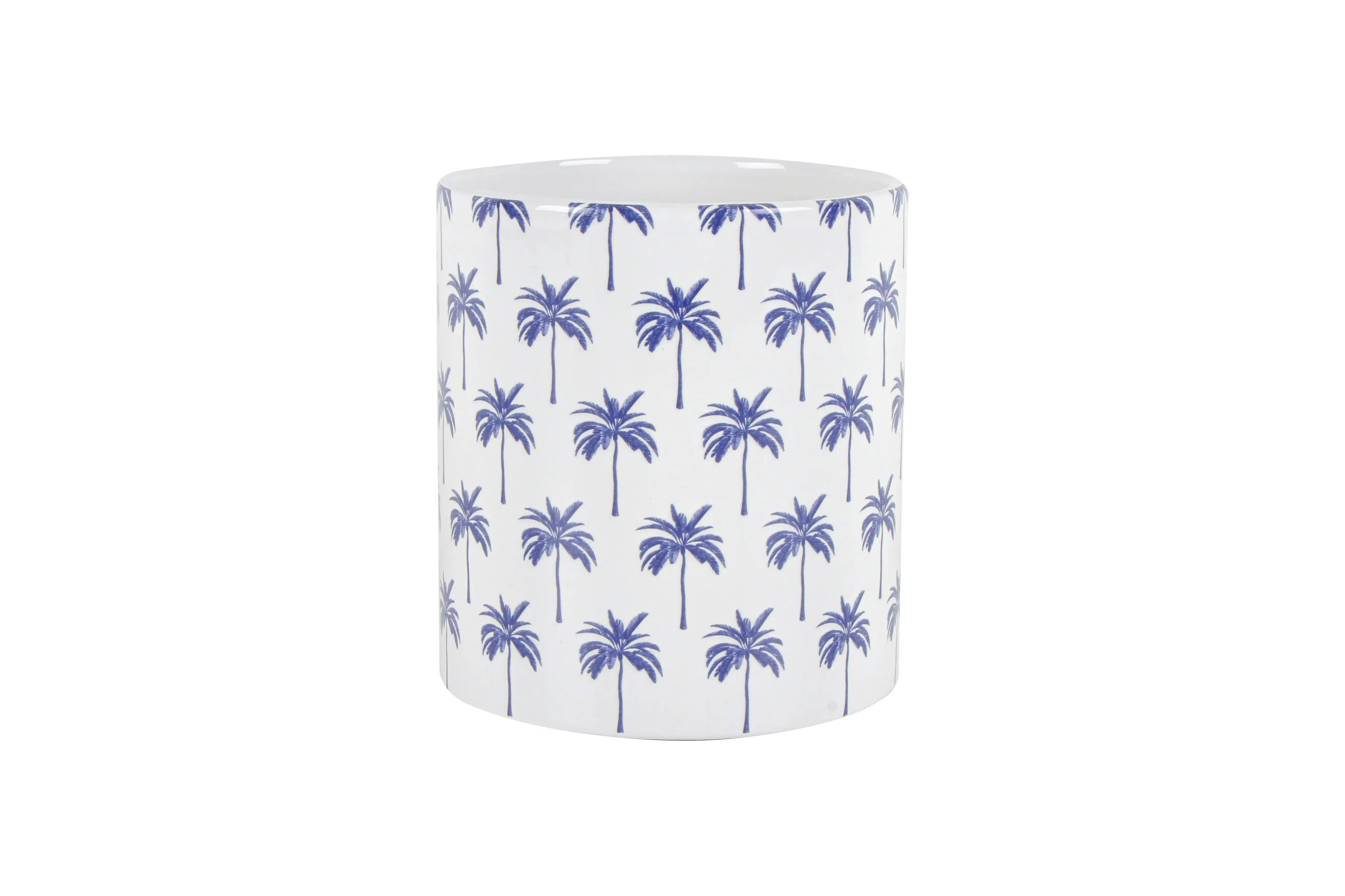 Belize Blue Palm Dolomite Pot 14 x 13 x 13cm