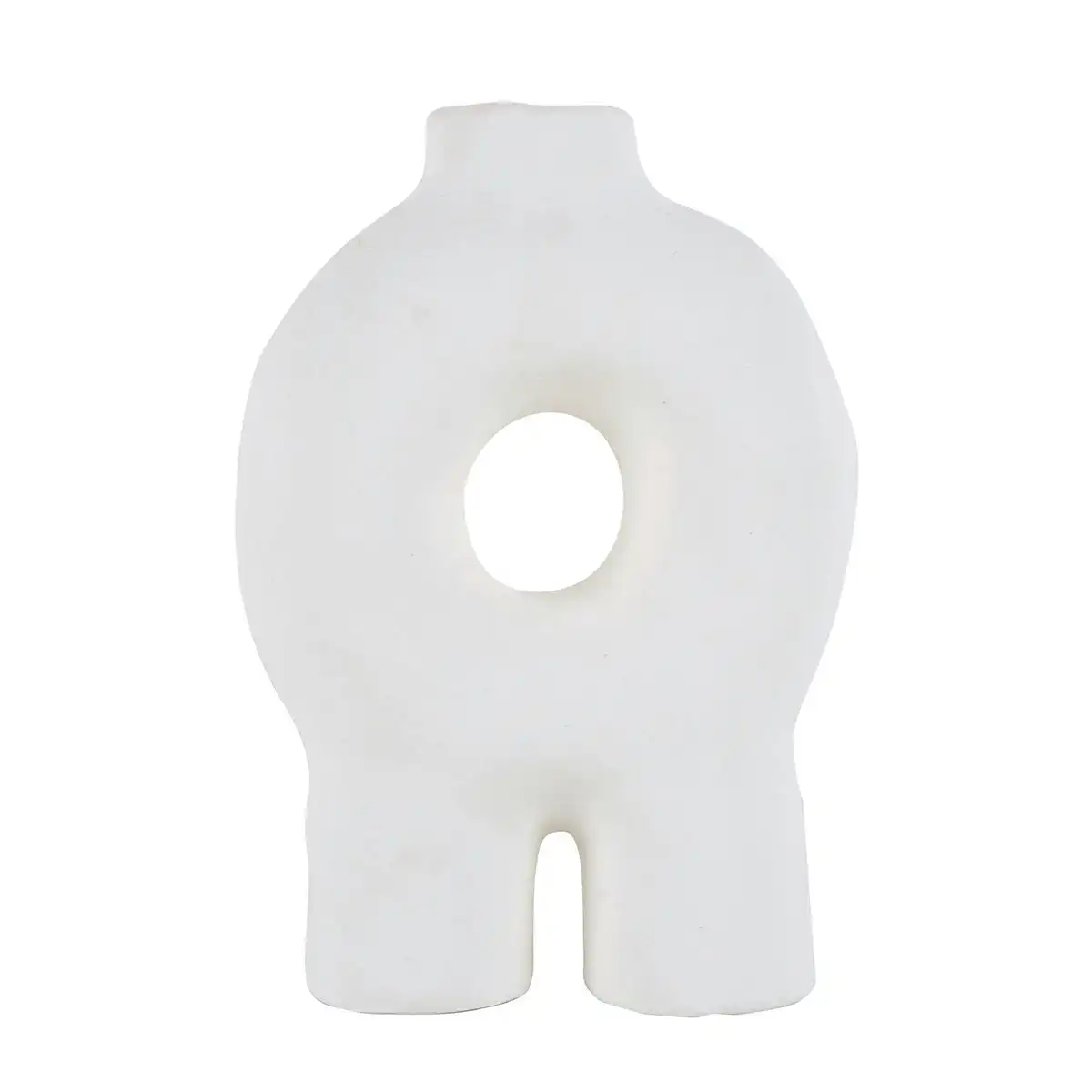 Bairon Porcelain Toroid Tubular Vase 22 x 15 x 8 cm