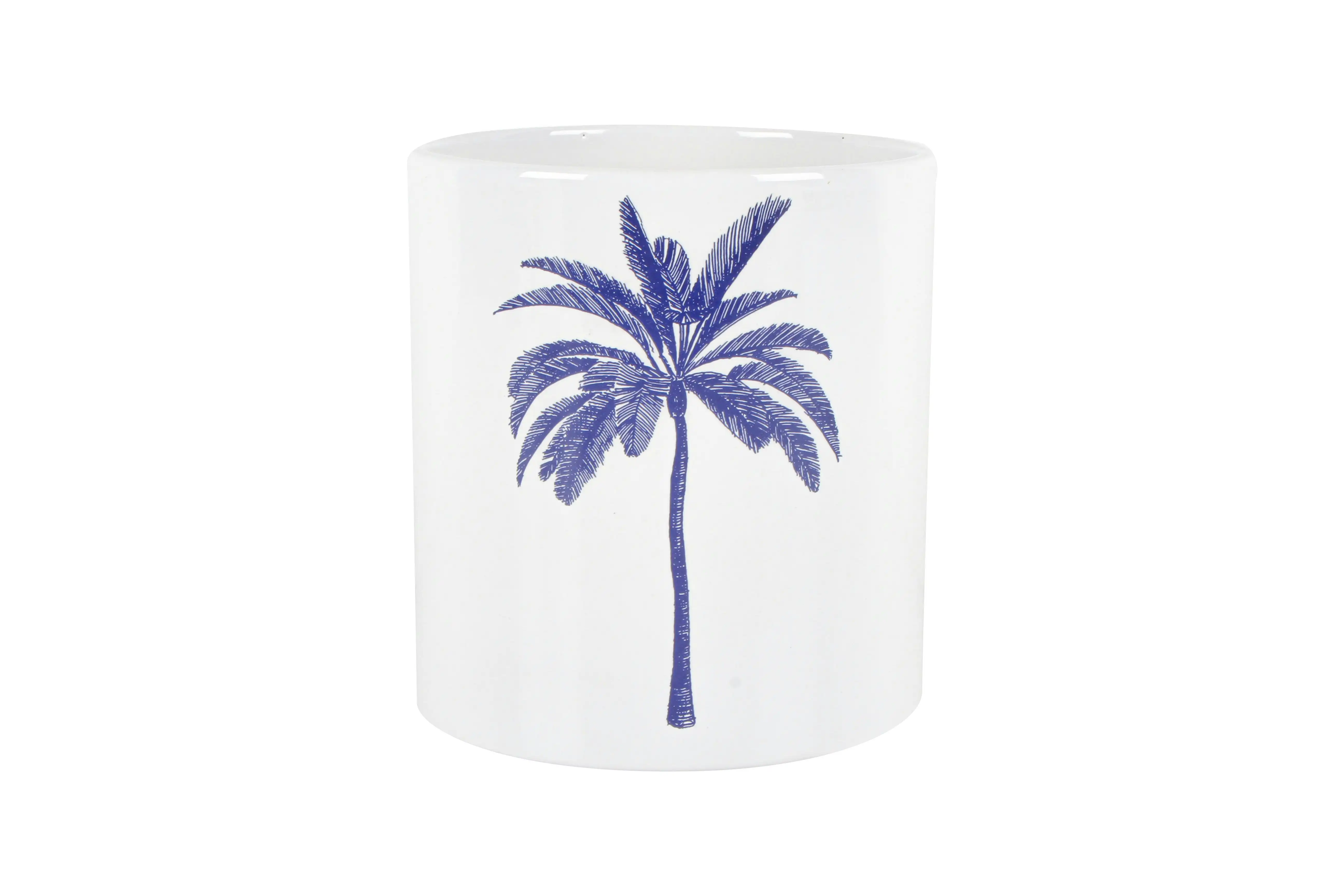 Belize Blue Palm Dolomite Pot 17 x 15 x 15cm