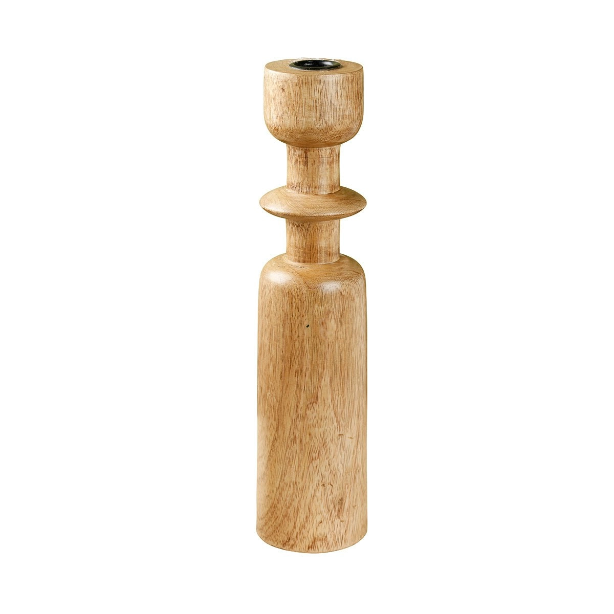 30cm Andi Mango Wood Candle Holder