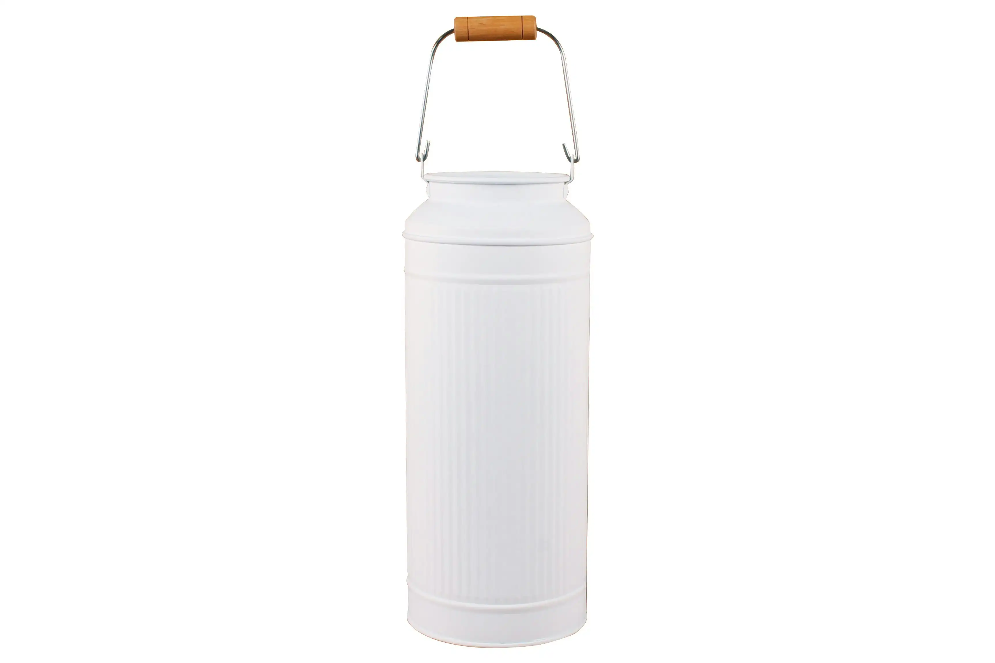 Maja Emboss Milk Can White 28 x 12 x 9cm