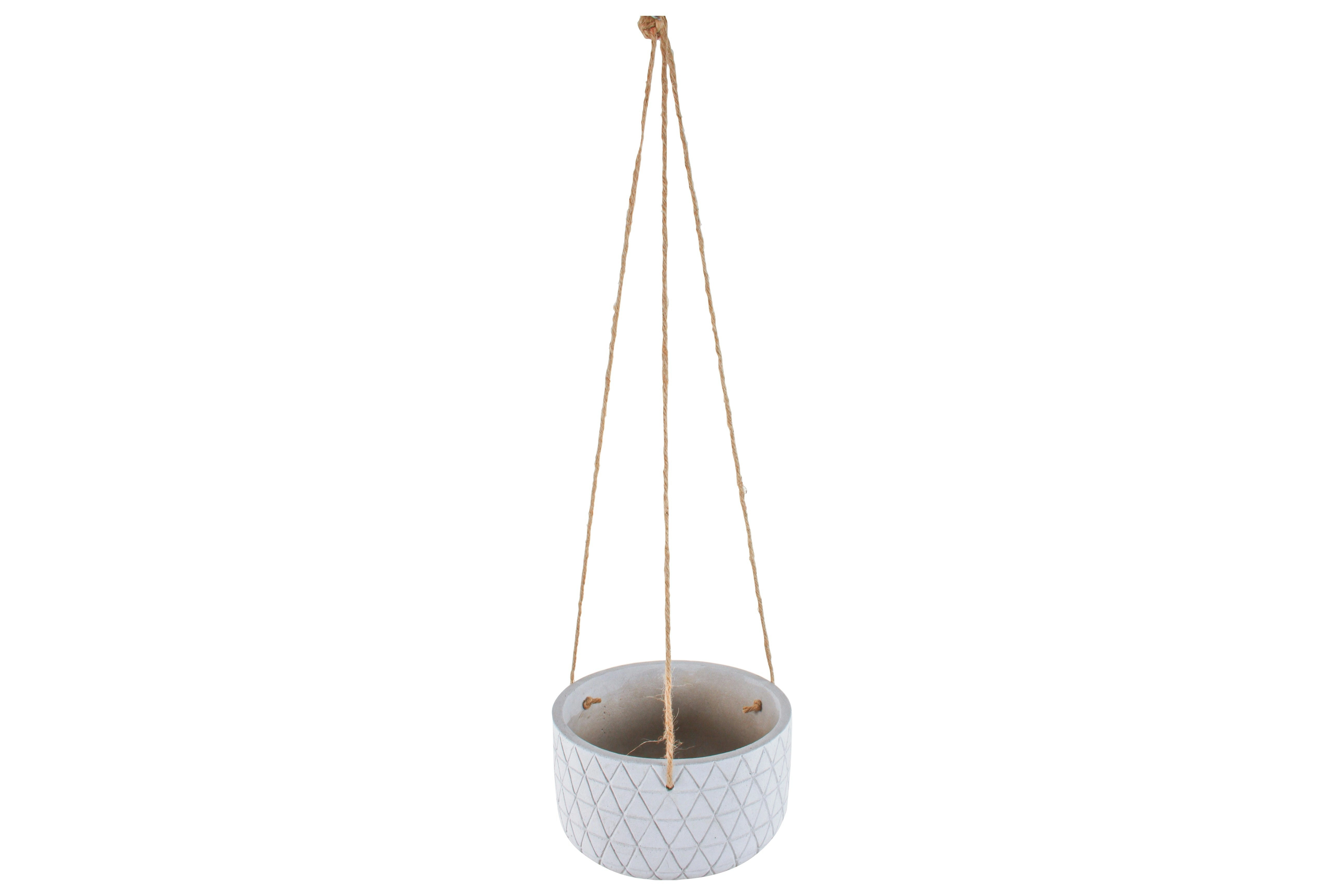 Destiny Hanging Pot Planter Concrete 19 x 11cm